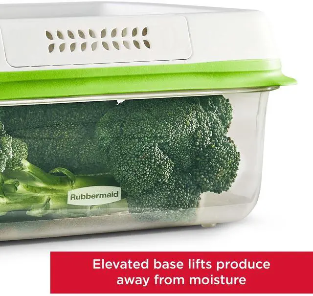 Alt view image 4 of 5 - FreshWorks Produce Saver, Medium and Large Storage Containers, 8-Piece Set, Set of 4, Med & Lg, Clear