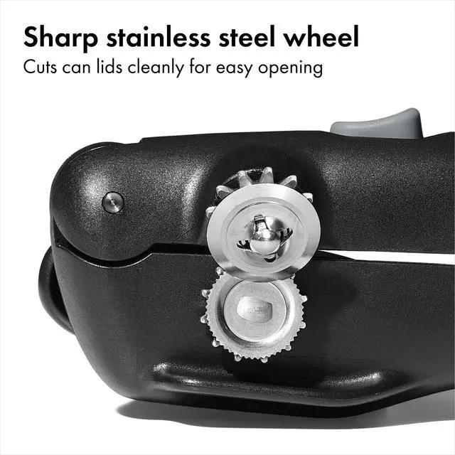Alt view image 4 of 7 - Good Grips Lock & Go Can Opener, Manual Can Opener with Locking Arms and Easy-Release Button, Handheld Kitchen Gadget, Compact Kitchen Utensil for Everyday Use