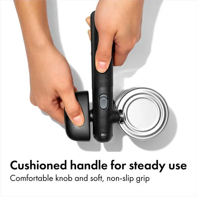 Alt view image 5 of 7 - Good Grips Lock & Go Can Opener, Manual Can Opener with Locking Arms and Easy-Release Button, Handheld Kitchen Gadget, Compact Kitchen Utensil for Everyday Use