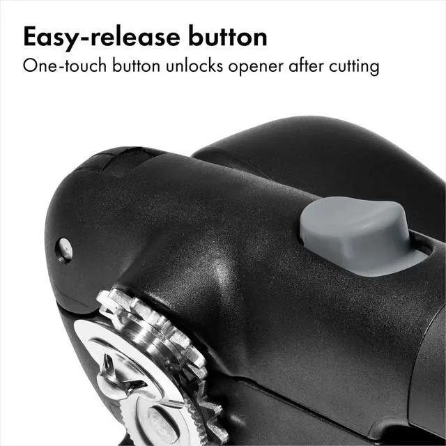 Alt view image 6 of 7 - Good Grips Lock & Go Can Opener, Manual Can Opener with Locking Arms and Easy-Release Button, Handheld Kitchen Gadget, Compact Kitchen Utensil for Everyday Use