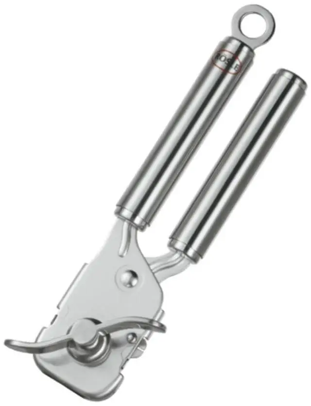 Alt view image 4 of 7 - Stainless Steel Manual Can Opener with Pliers Grip Opens Can at Seam 7.9 in.
