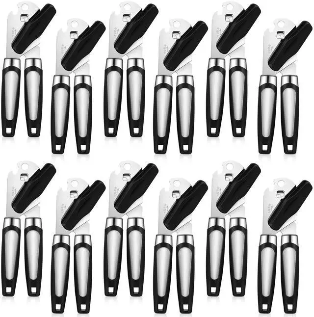 Main image of 12 Pcs Manual Can Opener Bulk with Sharp Blade Smooth Edge Multifunctional Kitchen Gadget Handheld Openers Large Handheld Knob Can and Bottle Animals for Dorm Kitchen Essentials Gifts