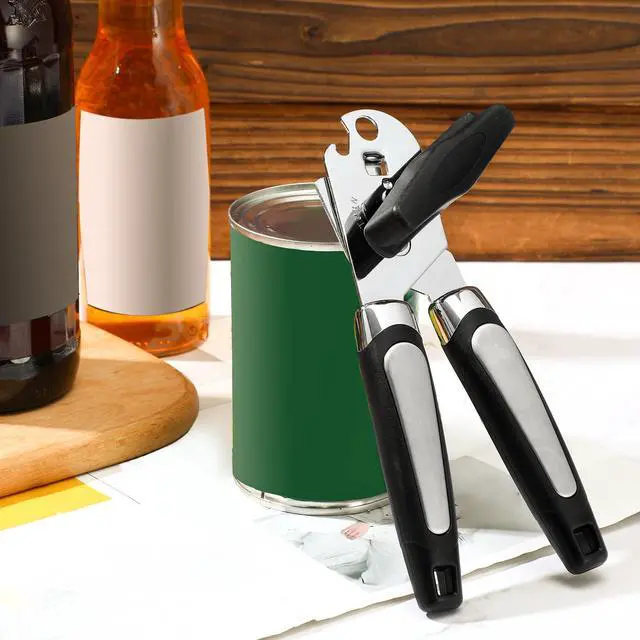 Alt view image 6 of 7 - 12 Pcs Manual Can Opener Bulk with Sharp Blade Smooth Edge Multifunctional Kitchen Gadget Handheld Openers Large Handheld Knob Can and Bottle Animals for Dorm Kitchen Essentials Gifts
