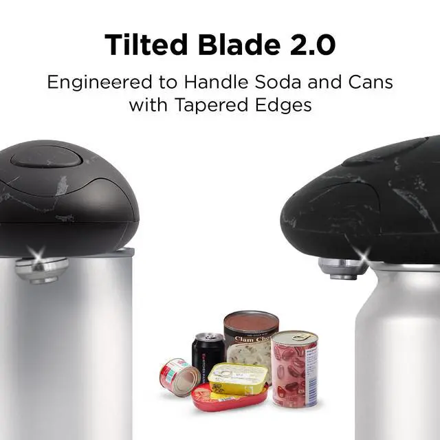 Alt view image 4 of 7 - Auto 2.0 Electric Can Opener, Marble Black