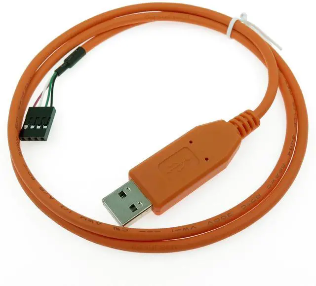 Main image of FTDI USB Type A to 4 Pin Console Cable for HPE Aruba Wireless APs Replacement for DB9 to 4 Pin Serial Console Cable JW071A AP-CBL-SER 3.3V TTL 80CM