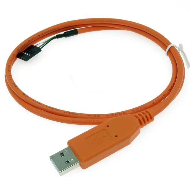 Alt view image 2 of 6 - FTDI USB Type A to 4 Pin Console Cable for HPE Aruba Wireless APs Replacement for DB9 to 4 Pin Serial Console Cable JW071A AP-CBL-SER 3.3V TTL 80CM