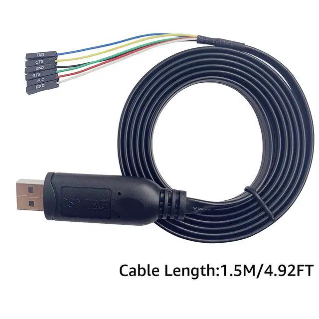 Alt view image 3 of 6 - USB to TTL Serial Cable Built-in FTDI FT232RL IC 1.8M/5.9FT