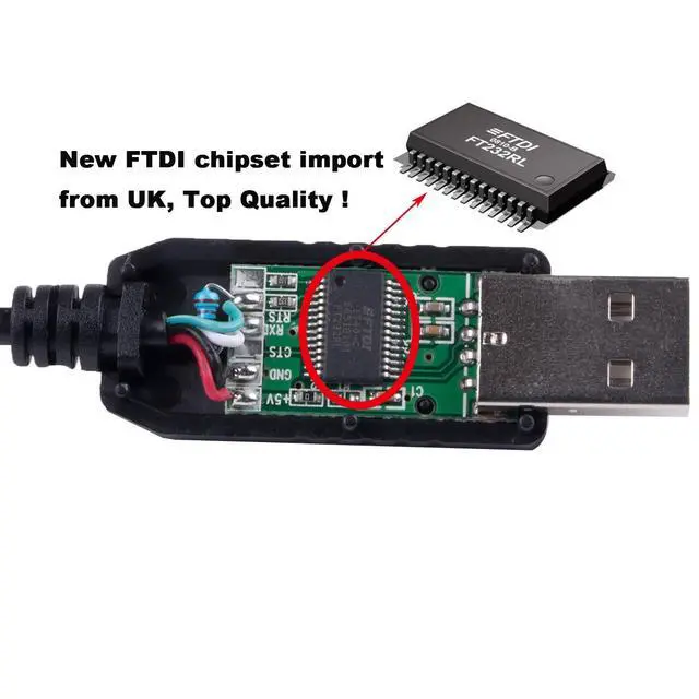 Alt view image 3 of 6 - USB to TTL UART 3V3 Serial Cable 3.3V TTL to 3.5mm Audio Jack Output Cable Works for PLX SM-AFR, TTL-232R-3V3-AJ