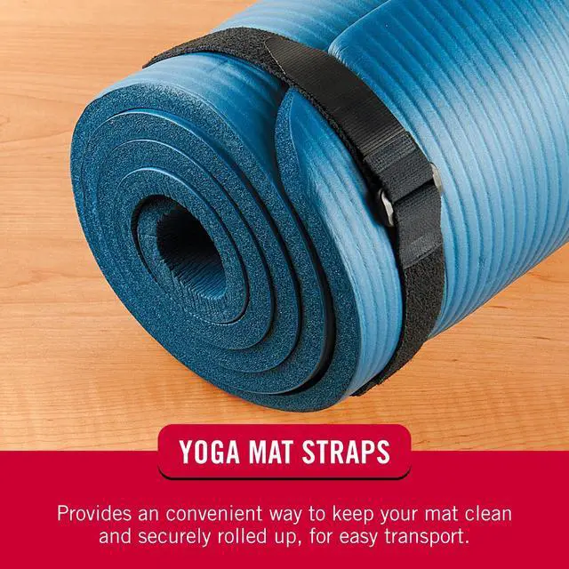 Alt view image 3 of 7 - 30 Inch Elastic Straps 4 Pack, Use as Yoga Mat Straps, Fasten Outdoor Umbrellas, Wood, Tarps, Blankets, Poles and More, Stretchable and Adjustable for a Snug Fit
