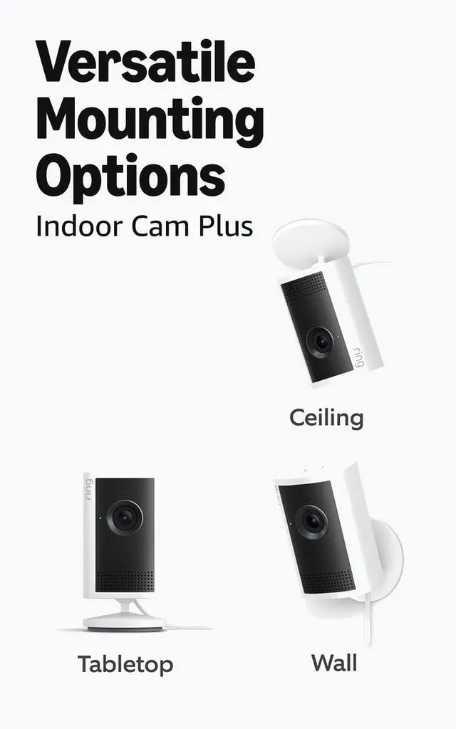 Alt view image 5 of 5 - Battery Doorbell (newest model), Speckled White with Indoor Cam Plus, White