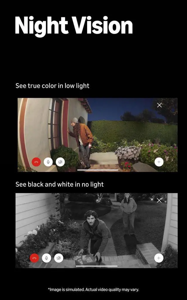Alt view image 3 of 5 - Battery Doorbell Pro (newest model), Retinal 4K with wide-angle video, up to 10x Enhanced Zoom, Night Vision, and Quick Release Ultra Battery Pack, Deep Silver