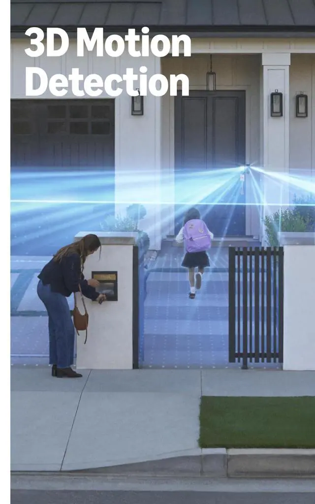 Alt view image 4 of 5 - Battery Doorbell Pro (newest model), Retinal 4K with wide-angle video, up to 10x Enhanced Zoom, Night Vision, and Quick Release Ultra Battery Pack, Deep Silver