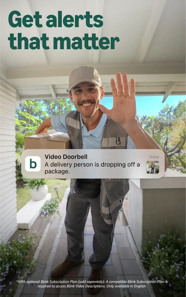 Alt view image 6 of 7 - Introducing Wired Doorbell 2K+ Head-to-Toe 2K video doorbell, continuous hardwired power, pair with Alexa or Blink Chime (sold separately) required for in-home alerts