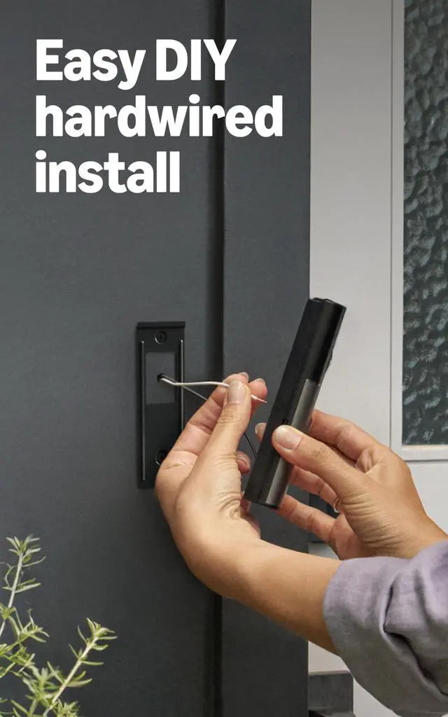Alt view image 5 of 5 - Wired Doorbell Pro (newest model), Home or business security, Retinal 4K with wide-angle video, 10x Enhanced Zoom, and Low-Light Sight, Deep Silver