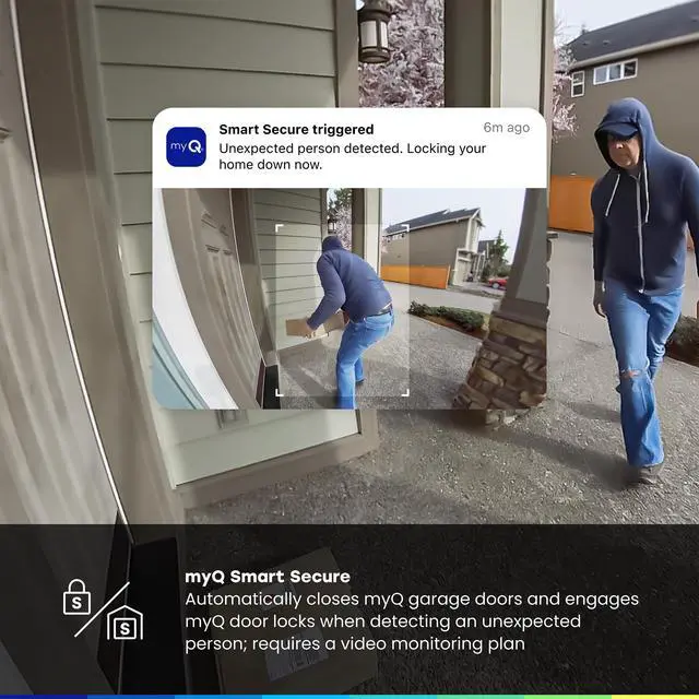 Alt view image 7 of 7 - Video Doorbell | 2K Camera, Battery/Wired, Color Night Vision, Live with 2-Way Talk, Motion Detection & Real-Time Alerts, 150 Deg Wide View, Black