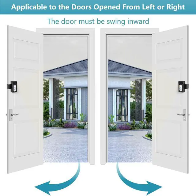 Alt view image 7 of 7 - 2024 Upgrade Anti-Theft Video Doorbell Mount, Not Block Doorbell Motion Sensor, Adjustable No-Drill Mounting Bracket Wedge Holder Accessories for Home Rentals Office, Not for Security Door