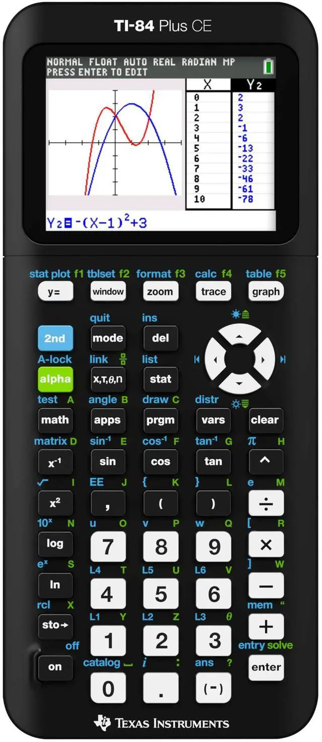 Main image of Plus CE Color Graphing Calculator, Black