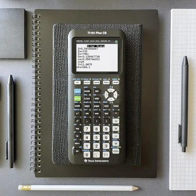 Alt view image 5 of 5 - Plus CE Color Graphing Calculator, Black
