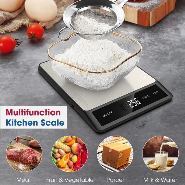 Alt view image 7 of 7 - Food Scale, Digital Kitchen Scale with 6 Units Tare Function