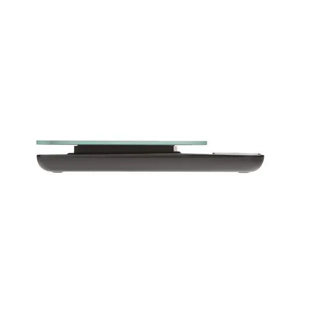 Alt view image 7 of 7 - Glass Top Food Scale with Touch Controls, 11 lb Capacity, Sleek Black Design for Precision Food Measurement in Grams and Ounces
