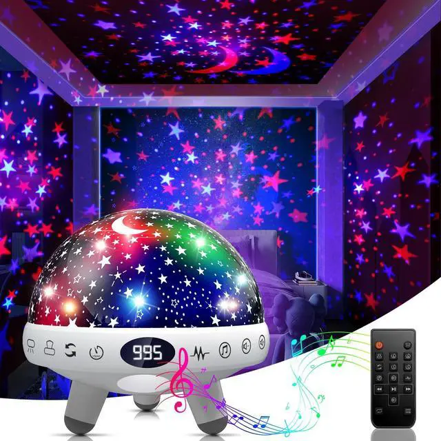 Main image of Kids Sound Machine with Night Light Projector,29 Soothing Sounds Baby Night Light Star Projector for Kids Room,White Noise Machine for Baby Sleeping Soother,Nursery Lamp,Bedroom Decor