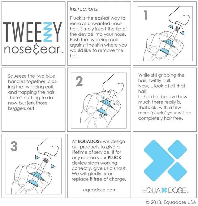 Alt view image 7 of 7 - Tweezy Nose & Ear Hair Remover for Men & Women, Precision Grooming Tool for Pain-Free Hair Removal, Alternative to Trimmers and Waxing Kits, Formerly Pluck, Easy and Effective Solution