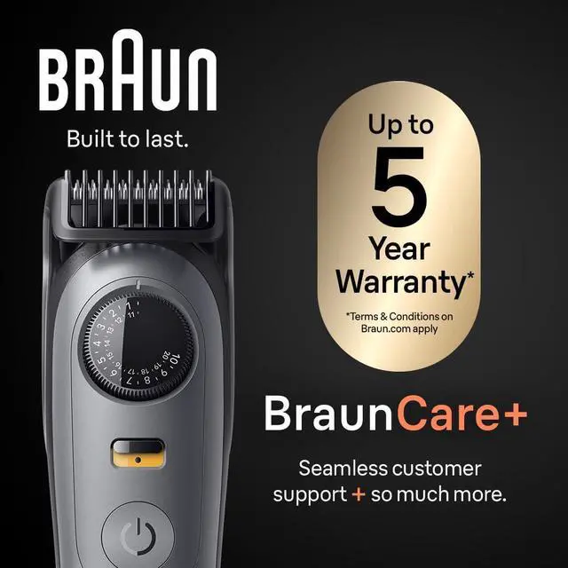 Alt view image 6 of 7 - Series 5 All-in-One Beard & Body Grooming Kit for Men, Cordless Trimmer, Hair Clippers & Shaver for Face, Hair & Body with Smooth Shave Head, AIO 5510