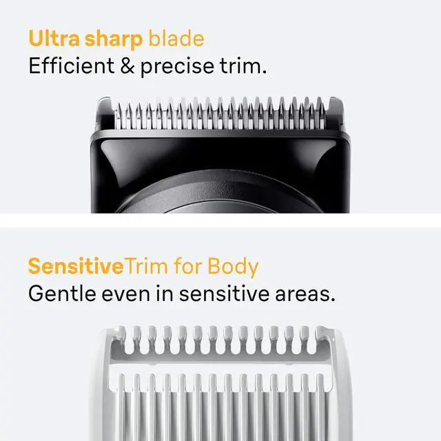 Alt view image 7 of 7 - Series 5 All-in-One Beard & Body Grooming Kit for Men, Cordless Trimmer, Hair Clippers & Shaver for Face, Hair & Body with Smooth Shave Head, AIO 5510