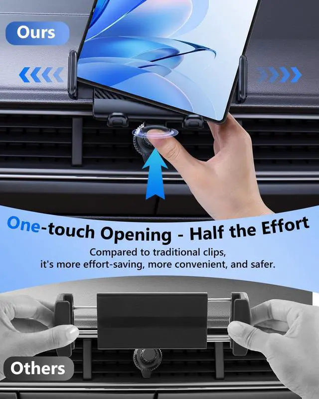 Alt view image 2 of 7 - Z Fold 7 Car Mount, Car Vent Phone Holder for Foldable Phones