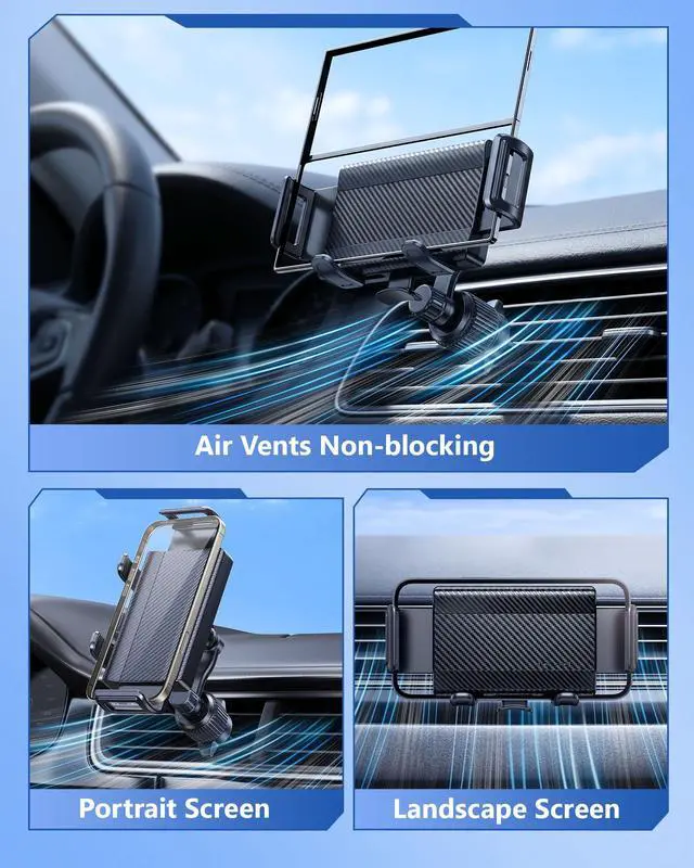 Alt view image 7 of 7 - Z Fold 7 Car Mount, Car Vent Phone Holder for Foldable Phones