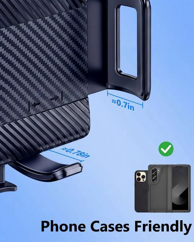 Alt view image 6 of 7 - Z Fold 7 Car Mount, Car Vent Phone Holder for Foldable Phones