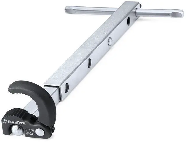 Main image of Telescoping Basin Wrench, Sink Wrench, Adjustable 3/8'' to 1-1/4'' Capacity Jaw with 10" to 17" Extendable Handle, for Tight Space
