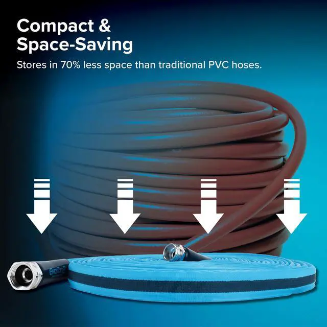 Alt view image 3 of 6 - 50-ft Drinking Water Hose - RV Drinking Water Hose Reinforced with Fabric & Ultra Lightweight - Contains No Lead, No BPA & No Phthalate - Abrasion Resistant