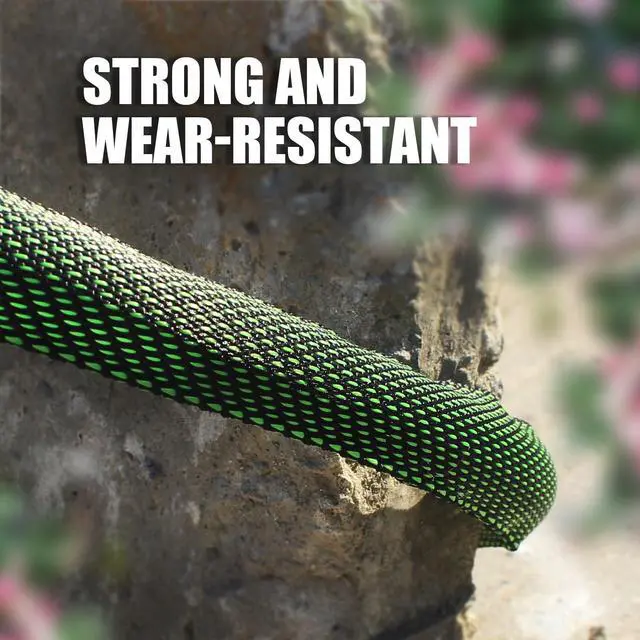 Alt view image 4 of 7 - Garden Hose 100 FT, Heavy Duty Water Hose with Aluminum Fittings, Puncture Proof All-weather, Ultra-Lightweight and Flexible, Watering and Cleaning for Outdoor, Lawn