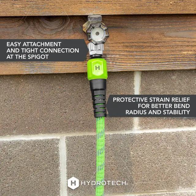 Alt view image 7 of 7 - 50 ft Expandable Garden Hose - Pro Series, 2x Max Flow, 3/4" No-Kink Flexibility, Lightweight Hose for Lawn, Garden, Car Washing, Deck and Patio Cleaning