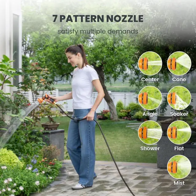 Alt view image 5 of 7 - Retractable Garden Hose Reel 1/2 Inch x 130 ft, Super Heavy Duty, Any Length Lock, Slow Return System, Wall Mounted and 180 Deg Swivel Bracket
