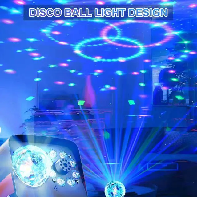 Alt view image 4 of 7 - Fog Machine, Smoke Machine with Disco Ball Lights, 800W and 4500CFM with 13-Color LED Effects, Wired And Wireless Remote Controls, Ideal for Indoor, Outdoor, Halloween, Wedding, and Parties