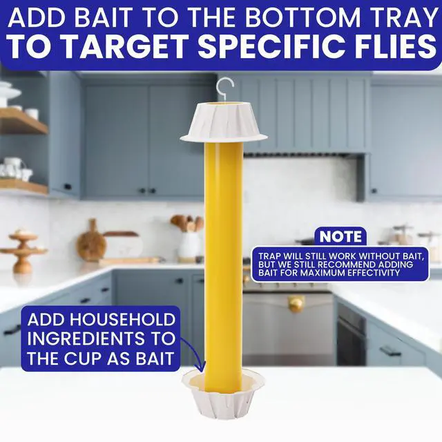 Alt view image 7 of 7 - Fly Stick Sticky Fly Traps for Indoors Outdoor 6pk. Non-Toxic Super Sticky Hanging Flies Catcher Paper Tape Strips for Home. Catches All Bugs and gnats. Indoor Outdoor House Flying Insect Trap.