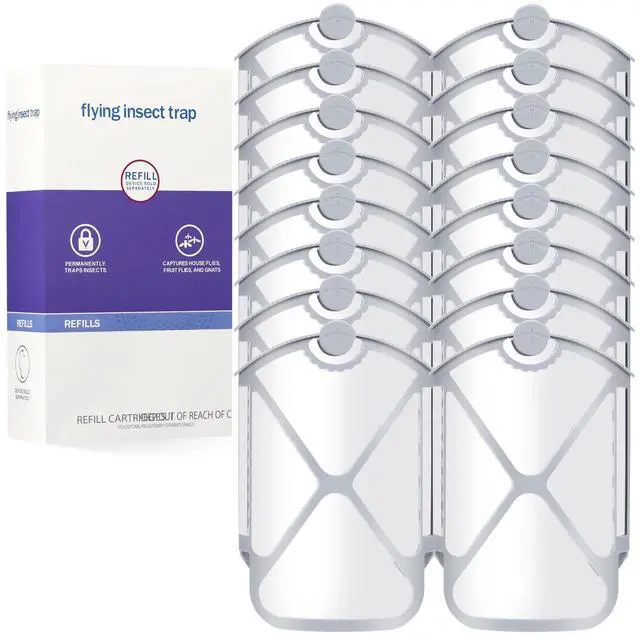 Main image of Flying Insect Trap Refills & 16 Cartridges, Compatible with M364 Refill (16 Cartridges)