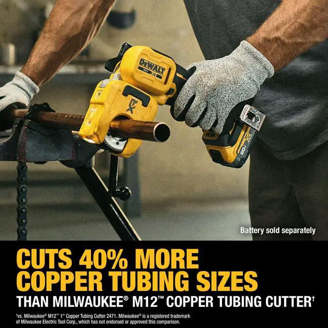 Alt view image 6 of 7 - 20V MAX XR 1-1/4 in. Copper Tubing Cutter