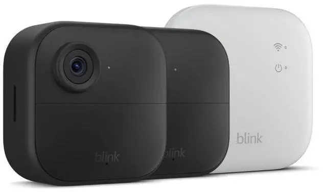 Main image of Outdoor 4 XR two-year battery wireless camera with 4x security coverage, 1000 ft open-air range or 400 ft with typical use 2 camera system
