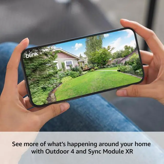 Alt view image 2 of 6 - Outdoor 4 XR two-year battery wireless camera with 4x security coverage, 1000 ft open-air range or 400 ft with typical use 2 camera system