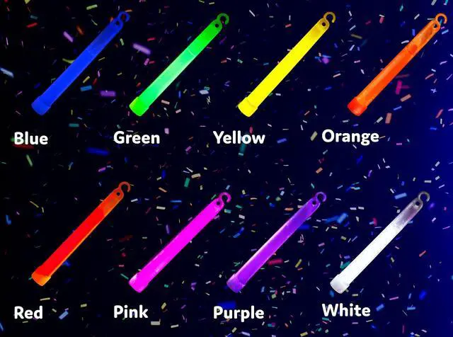 Alt view image 2 of 6 - Glow Sticks Party Supplies for Kids and Adults (30pk Assorted) - 6 Inch Bulk Glow Light Up Sticks Party Favors, Glow in the Dark Party Decorations, Waterproof Nontoxic Glow Necklaces