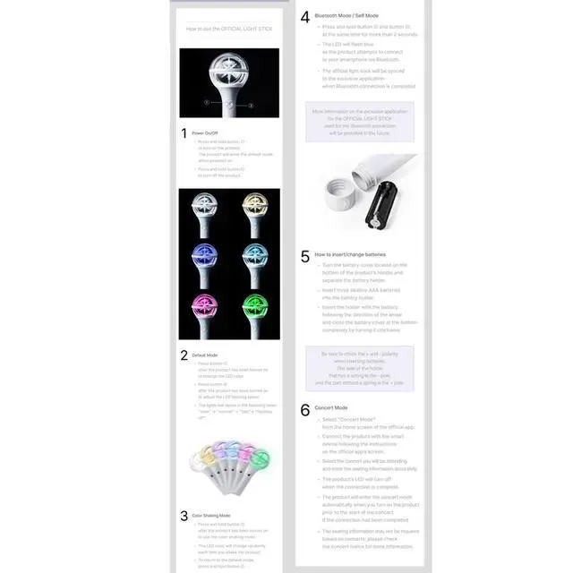 Alt view image 5 of 6 - Official LightStick + 6 Official Photocards & 3 Extra Photocards Set