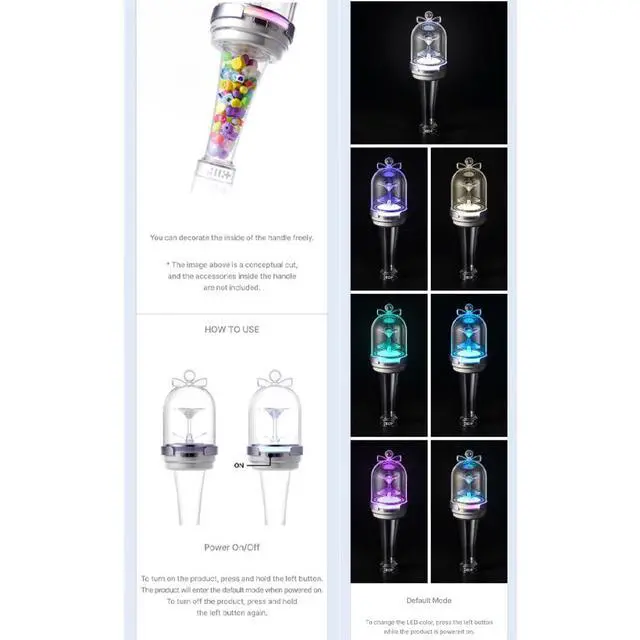 Alt view image 6 of 7 - Lightstick + 3 Extra photocards Set