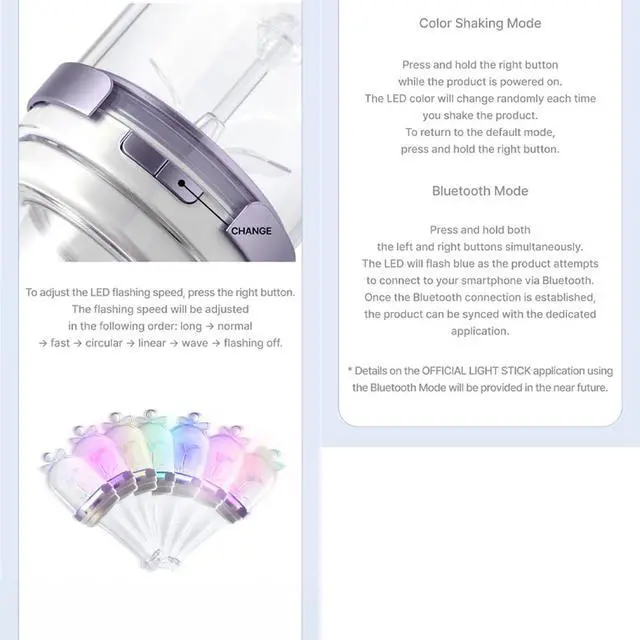 Alt view image 7 of 7 - Lightstick + 3 Extra photocards Set