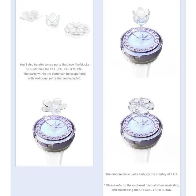 Alt view image 4 of 7 - Lightstick + 3 Extra photocards Set