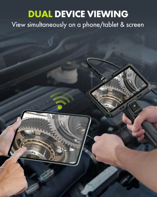 Alt view image 4 of 7 - Endoscope Camera with Light, Dual Lens Endoscope 1080P