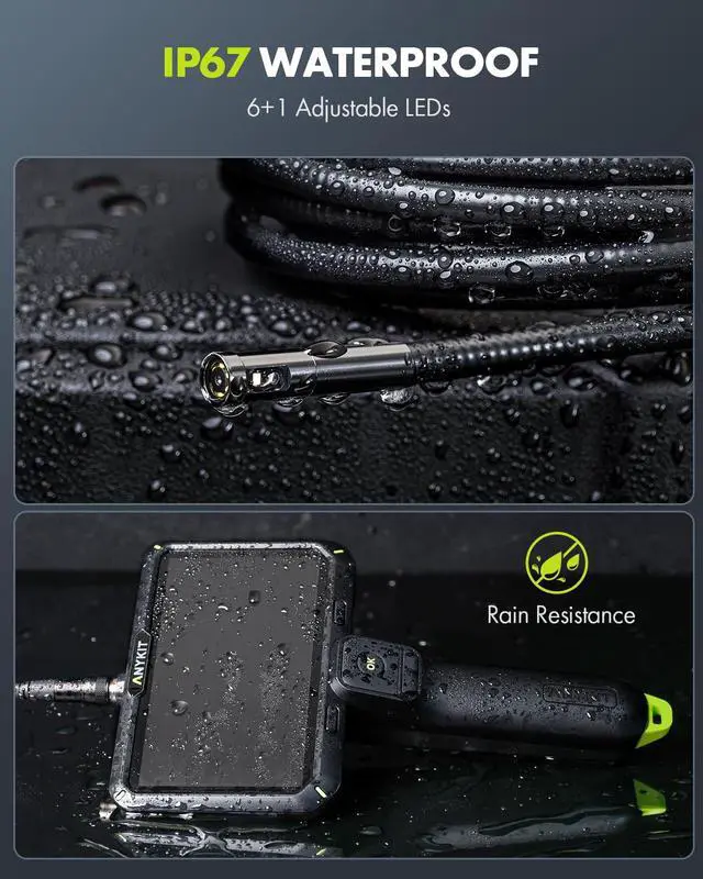 Alt view image 5 of 7 - Endoscope Camera with Light, Dual Lens Endoscope 1080P