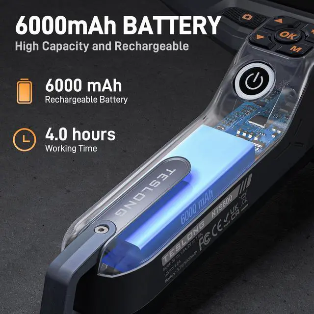 Alt view image 6 of 7 - Ultra-Thin 3.9mm Industrial Endoscope with Lights, 6" IPS Screen Hnadle Borescope Automotive Mechanic Inspection Camera with 6000mAh Battery, 5FT Flexible Waterproof Gooseneck Probe